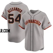 Scott Alexander Men's San Francisco Giants Gray Limited Away Jersey
