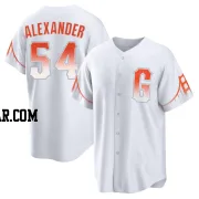 Scott Alexander Men's San Francisco Giants White Replica 2021 City Connect Jersey