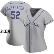 Scott Alexander Women's Colorado Rockies Gray Authentic Road Jersey