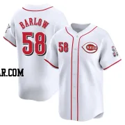 Scott Barlow Youth Cincinnati Reds White Limited Home Jersey