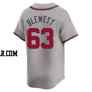 Scott Blewett Men's Atlanta Braves Gray Limited Away Jersey