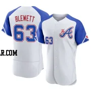 Scott Blewett Men's Atlanta Braves White Authentic 2023 City Connect Jersey