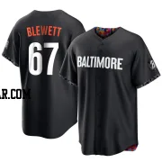 Scott Blewett Men's Baltimore Orioles Black Replica 2023 City Connect Jersey
