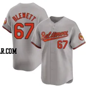 Scott Blewett Men's Baltimore Orioles Gray Limited Road Jersey