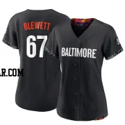 Scott Blewett Women's Baltimore Orioles Black Replica 2023 City Connect Jersey