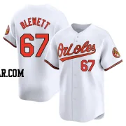 Scott Blewett Youth Baltimore Orioles White Limited Home Jersey