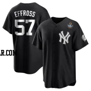 Scott Effross Men's New York Yankees Black/White Replica 2024 World Series Jersey