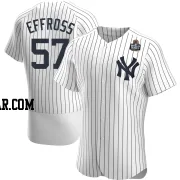 Scott Effross Men's New York Yankees White Authentic Home 2024 World Series Jersey