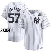 Scott Effross Men's New York Yankees White Limited Yankee Home 2024 World Series Jersey
