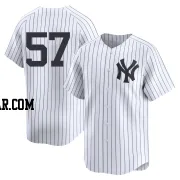 Scott Effross Men's New York Yankees White Limited Yankee Home 2nd Jersey