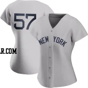 Scott Effross Women's New York Yankees Gray Authentic 2021 Field of Dreams Jersey