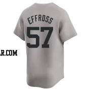Scott Effross Youth New York Yankees Gray Limited Away 2024 World Series Jersey