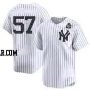 Scott Effross Youth New York Yankees White Limited Yankee Home 2nd 2024 World Series Jersey