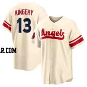 Scott Kingery Men's Los Angeles Angels Cream Replica 2022 City Connect Jersey