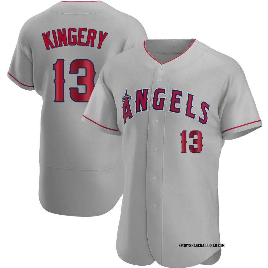 Scott Kingery Men's Los Angeles Angels Gray Authentic Road Jersey