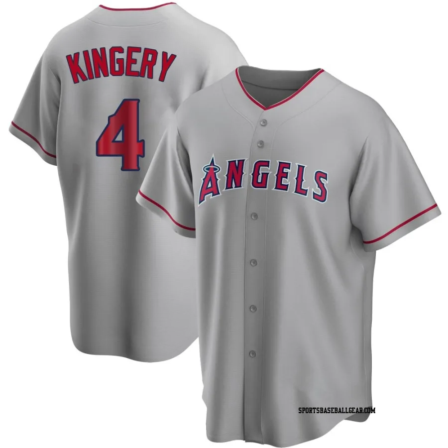 Scott Kingery Men's Los Angeles Angels Replica Silver Road Jersey