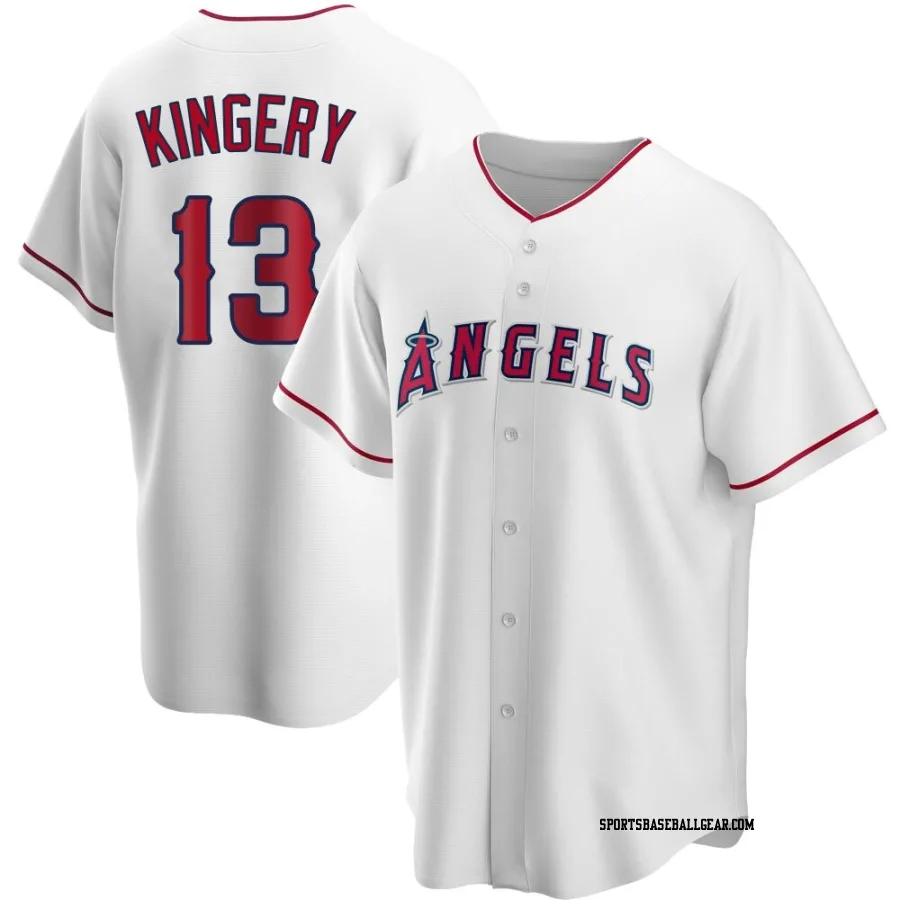 Scott Kingery Men's Los Angeles Angels White Replica Home Jersey