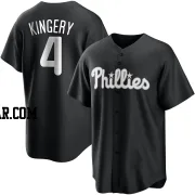 Scott Kingery Men's Philadelphia Phillies Black/White Replica Jersey