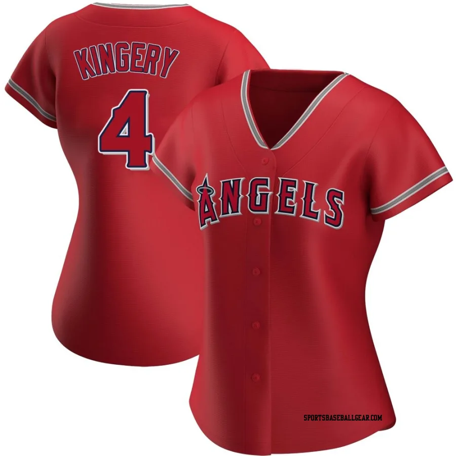 Scott Kingery Women's Los Angeles Angels Red Replica Alternate Jersey