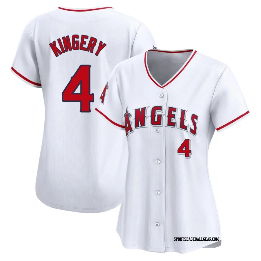 Scott Kingery Women's Los Angeles Angels White Limited Home Jersey