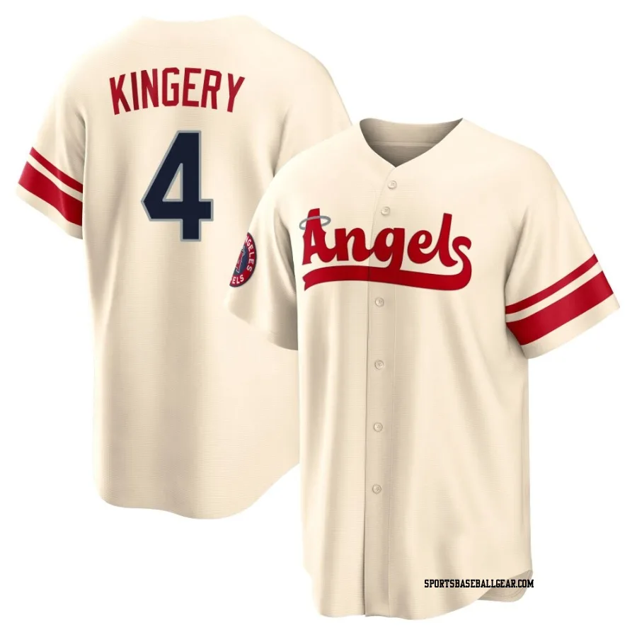 Scott Kingery Youth Los Angeles Angels Cream Replica 2022 City Connect Jersey