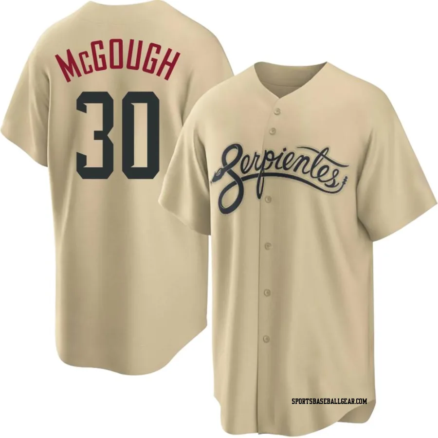 Scott McGough Men's Arizona Diamondbacks Gold Replica 2021 City Connect Cool Base Jersey