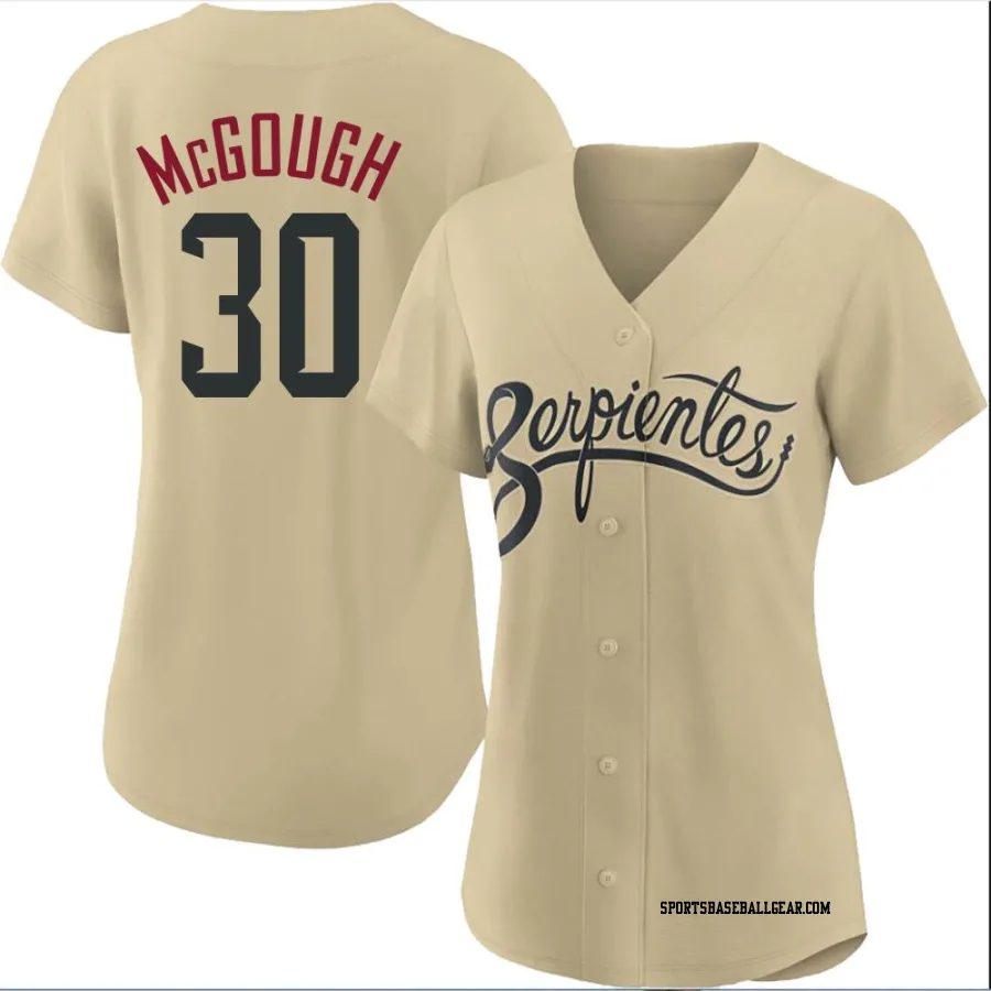 Scott McGough Women's Arizona Diamondbacks Gold Replica 2021 City Connect Cool Base Jersey