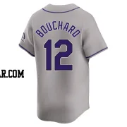 Sean Bouchard Men's Colorado Rockies Gray Limited Road Jersey