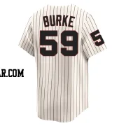 Sean Burke Youth Chicago White Sox Cream Limited Throwback Cooperstown Jersey