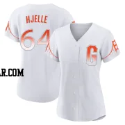 Sean Hjelle Women's San Francisco Giants White Replica 2021 City Connect Jersey