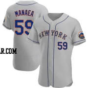 Sean Manaea Men's New York Mets Gray Authentic Road Jersey