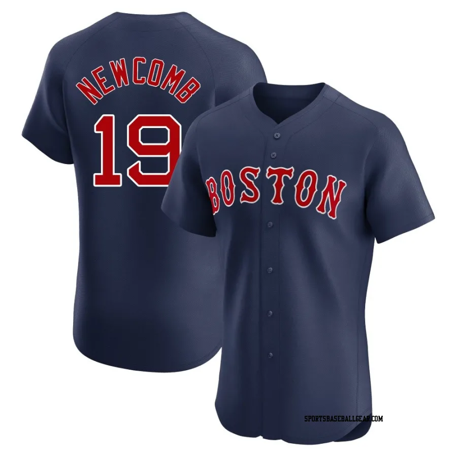 Sean Newcomb Men's Boston Red Sox Navy Elite Alternate Jersey
