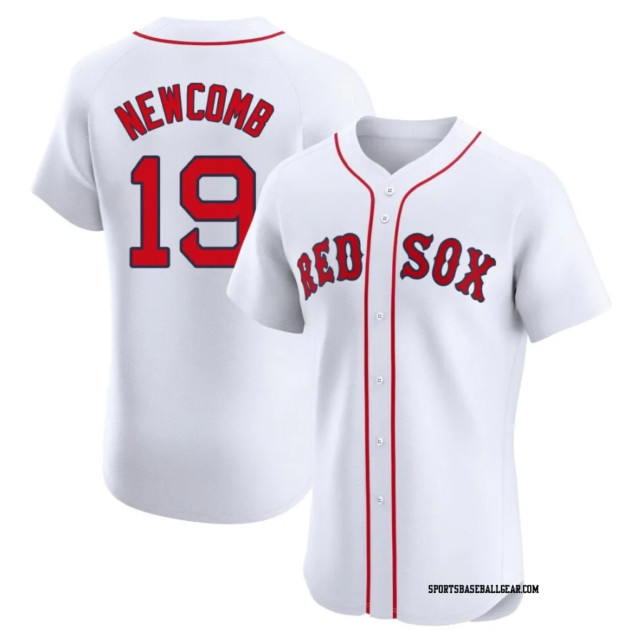 Sean Newcomb Men's Boston Red Sox White Elite Home Jersey