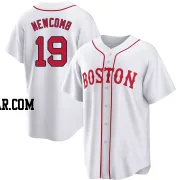 Sean Newcomb Men's Boston Red Sox White Replica 2021 Patriots' Day Jersey