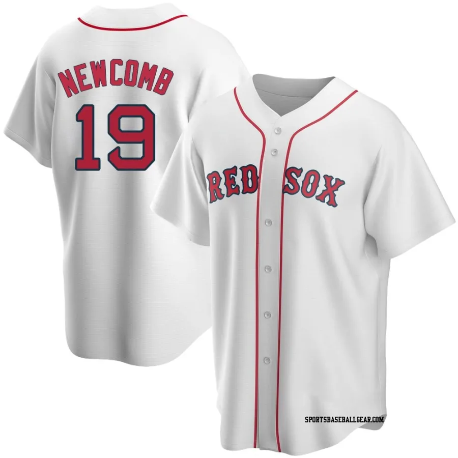 Sean Newcomb Men's Boston Red Sox White Replica Home Jersey