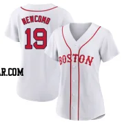 Sean Newcomb Women's Boston Red Sox White Replica 2021 Patriots' Day Jersey