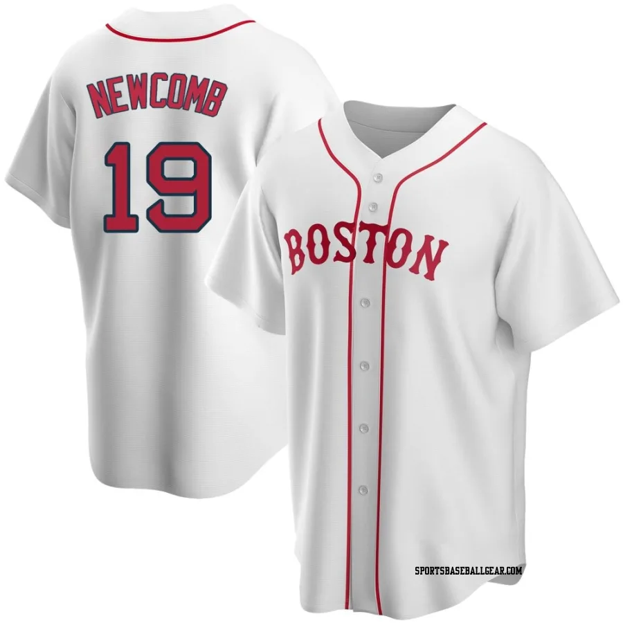 Sean Newcomb Youth Boston Red Sox White Replica Alternate Jersey