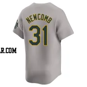 Sean Newcomb Youth Oakland Athletics Gray Limited Away Jersey