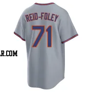 Sean Reid-Foley Men's New York Mets Gray Replica Away 2.0 Jersey
