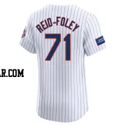 Sean Reid-Foley Men's New York Mets White Elite Home Patch Jersey