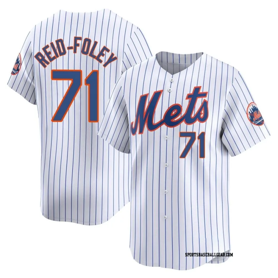 Sean Reid-Foley Youth New York Mets White Limited Home Jersey