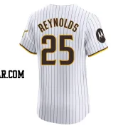 Sean Reynolds Men's San Diego Padres White Elite Home Patch Jersey