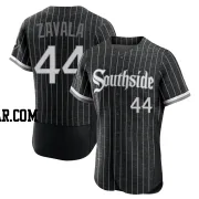 Seby Zavala Men's Chicago White Sox Black Authentic 2021 City Connect Jersey