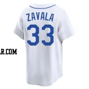 Seby Zavala Youth Seattle Mariners White Limited Throwback Cooperstown Collection Jersey