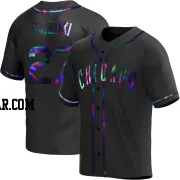 Seiya Suzuki Men's Chicago Cubs Black Holographic Replica Alternate Jersey