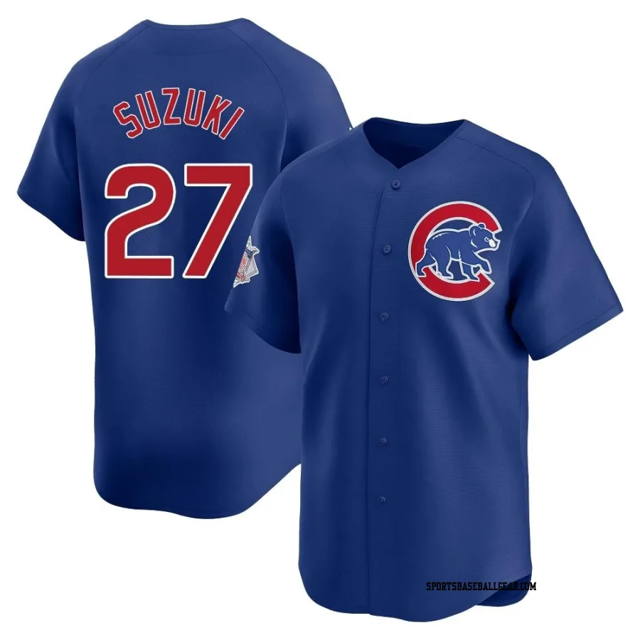 Seiya Suzuki Youth Chicago Cubs Royal Limited Alternate Jersey