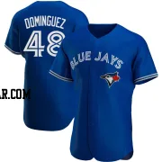 Seranthony Dominguez Men's Toronto Blue Jays Royal Authentic Alternate Jersey