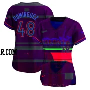 Seranthony Dominguez Women's Toronto Blue Jays Black Limited 2024 City Connect Jersey