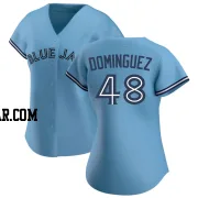 Seranthony Dominguez Women's Toronto Blue Jays Blue Authentic Jersey