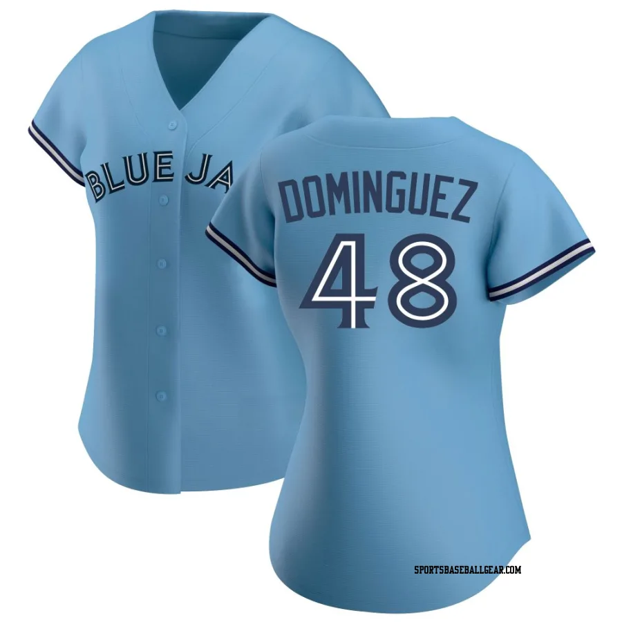 Seranthony Dominguez Women's Toronto Blue Jays Blue Replica Jersey